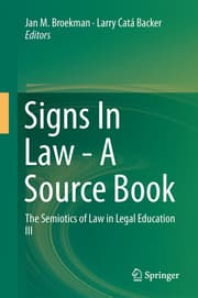 Cover von Signs In Law - A Source Book