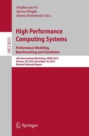 Cover von High Performance Computing Systems. Performance Modeling, Benchmarking and Simulation