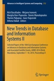 Cover von New Trends in Database and Information Systems II