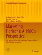 Cover von Marketing Horizons: A 1980's Perspective
