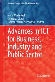 Cover von Advances in ICT for Business, Industry and Public Sector