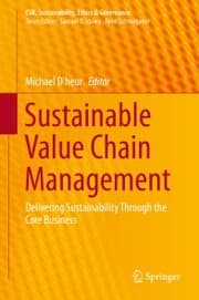 Cover von Sustainable Value Chain Management