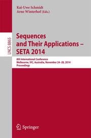 Cover von Sequences and Their Applications - SETA 2014