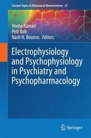 Cover von Electrophysiology and Psychophysiology in Psychiatry and Psychopharmacology