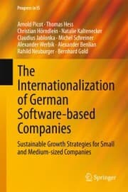 Cover von The Internationalization of German Software-based Companies