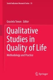 Cover von Qualitative Studies in Quality of Life