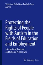 Cover von Protecting the Rights of People with Autism in the Fields of Education and Employment