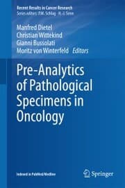 Cover von Pre-Analytics of Pathological Specimens in Oncology