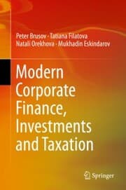 Cover von Modern Corporate Finance, Investments and Taxation
