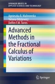 Cover von Advanced Methods in the Fractional Calculus of Variations