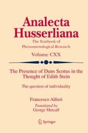 Cover von The Presence of Duns Scotus in the Thought of Edith Stein