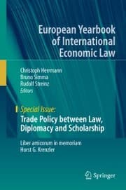 Cover von Trade Policy between Law, Diplomacy and Scholarship