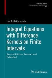 Cover von Integral Equations with Difference Kernels on Finite Intervals
