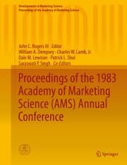 Cover von Proceedings of the 1983 Academy of Marketing Science (AMS) Annual Conference