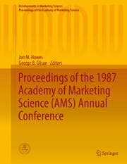 Cover von Proceedings of the 1987 Academy of Marketing Science (AMS) Annual Conference