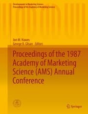 Cover von Proceedings of the 1987 Academy of Marketing Science (AMS) Annual Conference