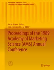 Cover von Proceedings of the 1989 Academy of Marketing Science (AMS) Annual Conference