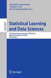 Cover von Statistical Learning and Data Sciences