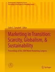 Cover von Marketing in Transition: Scarcity, Globalism,& Sustainability