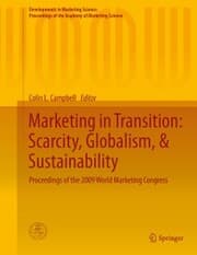 Cover von Marketing in Transition: Scarcity, Globalism,& Sustainability
