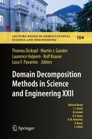 Cover von Domain Decomposition Methods in Science and Engineering XXII
