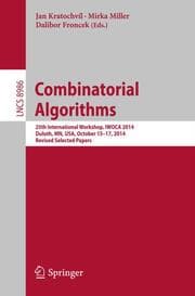 Cover von Combinatorial Algorithms