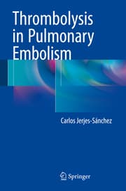 Cover von Thrombolysis in Pulmonary Embolism