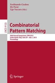 Cover von Combinatorial Pattern Matching