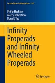 Cover von Infinity Properads and Infinity Wheeled Properads