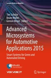 Cover von Advanced Microsystems for Automotive Applications 2015