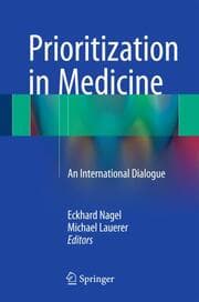 Cover von Prioritization in Medicine