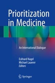 Cover von Prioritization in Medicine
