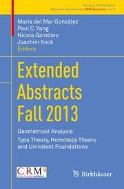 Cover von Extended Abstracts Fall 2013