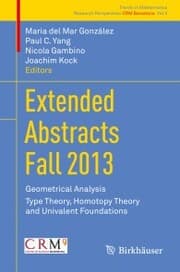 Cover von Extended Abstracts Fall 2013