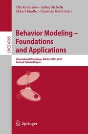 Cover von Behavior Modeling -- Foundations and Applications