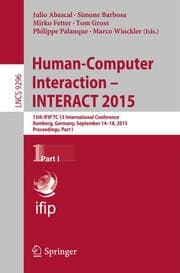 Cover von Human-Computer Interaction - INTERACT 2015