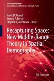 Cover von Recapturing Space: New Middle-Range Theory in Spatial Demography