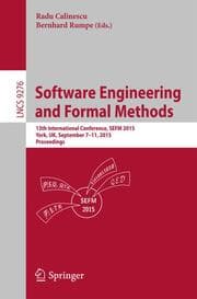 Cover von Software Engineering and Formal Methods