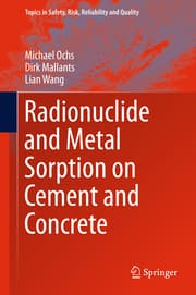 Cover von Radionuclide and Metal Sorption on Cement and Concrete