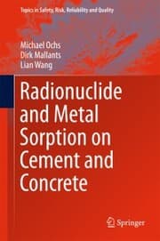 Cover von Radionuclide and Metal Sorption on Cement and Concrete