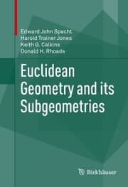 Cover von Euclidean Geometry and its Subgeometries
