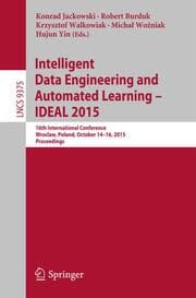 Cover von Intelligent Data Engineering and Automated Learning - IDEAL 2015