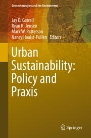 Cover von Urban Sustainability: Policy and Praxis