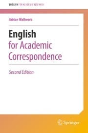 Cover von English for Academic Correspondence