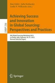 Cover von Achieving Success and Innovation in Global Sourcing: Perspectives and Practices