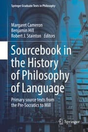 Cover von Sourcebook in the History of Philosophy of Language