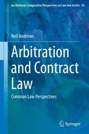Cover von Arbitration and Contract Law