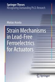 Cover von Strain Mechanisms in Lead-Free Ferroelectrics for Actuators
