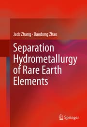 Cover von Separation Hydrometallurgy of Rare Earth Elements