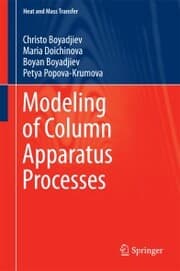 Cover von Modeling of Column Apparatus Processes